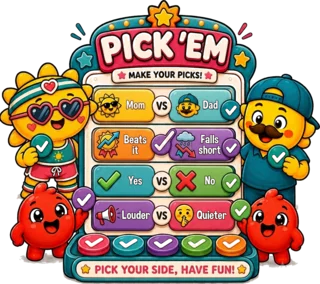 The Daily Pick'em card