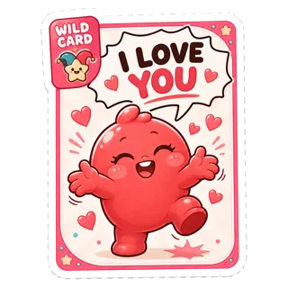 A Momitor Wild Card, revealed when the kids say 'I love you'